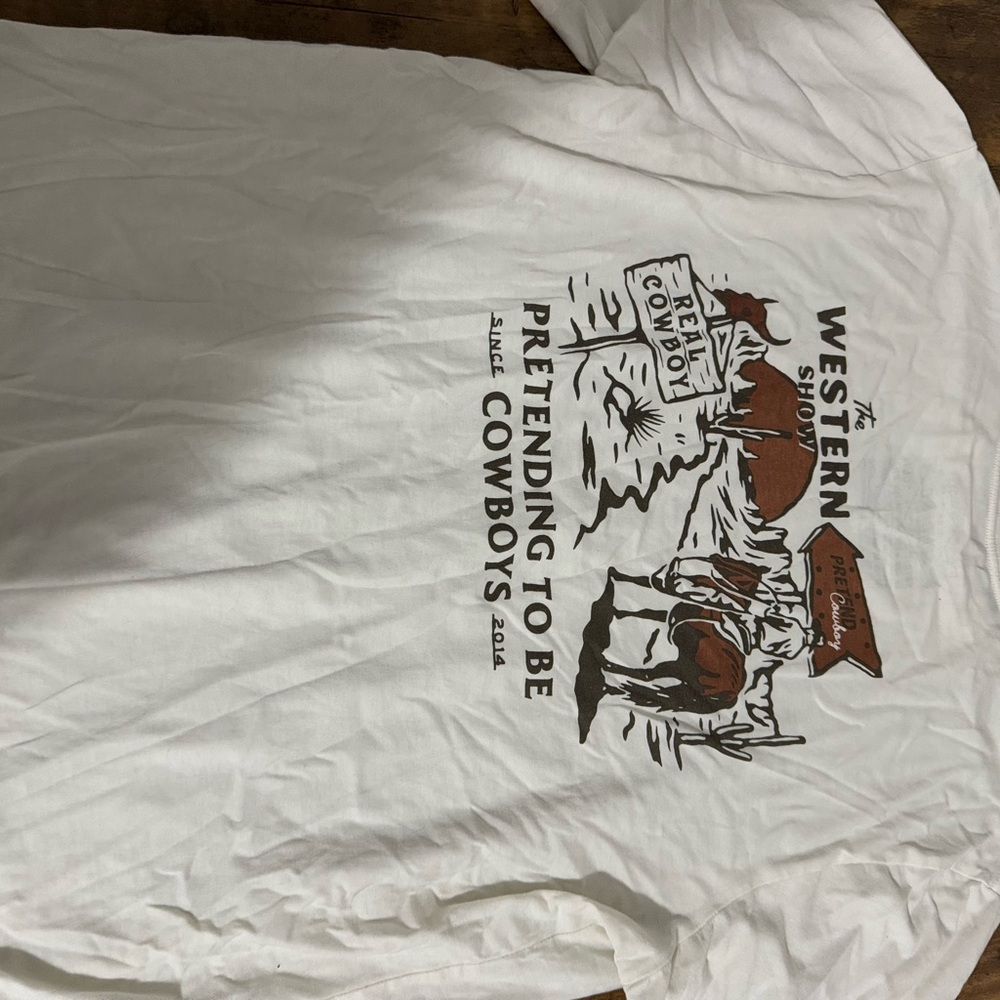 White Graphic Men's Shirt